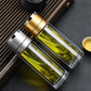🎁【Un regalo para un querido amigo】🥰Botella de té aislante de vidrio de doble pared🍶