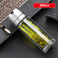 🎁【Un regalo para un querido amigo】🥰Botella de té aislante de vidrio de doble pared🍶