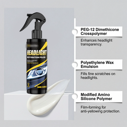 Kit Profesional para Restaurar y Sellar Faros de Auto
