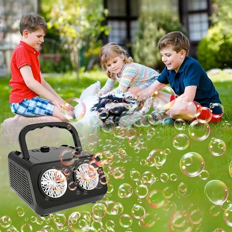 Máquina de burbujas portátil con múltiples agujero