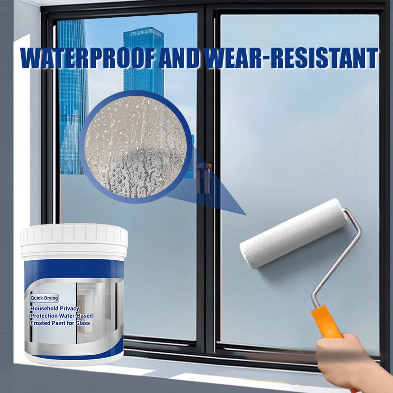 Pintura esmerilado a Base de Agua para Vidrio con Protección de Privacidad Doméstica