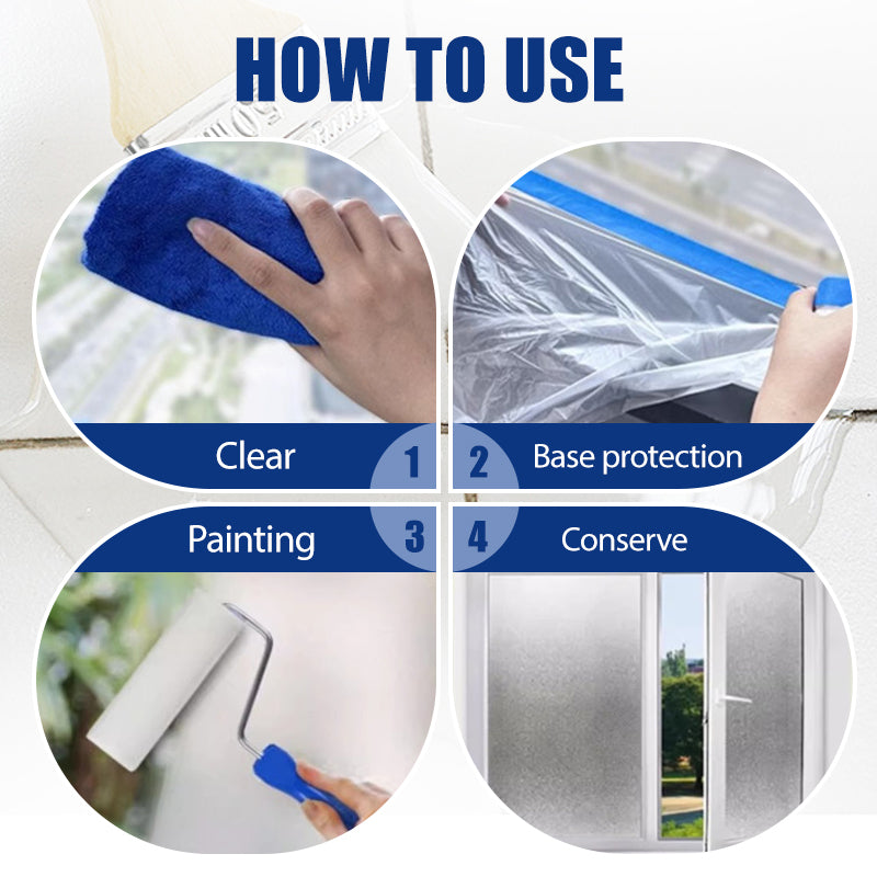 Pintura esmerilado a Base de Agua para Vidrio con Protección de Privacidad Doméstica