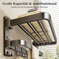 Toallero plegable para montar en la pared con ganchos