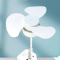 Ventilador silencioso portátil de exterior con base de interruptor de un botón