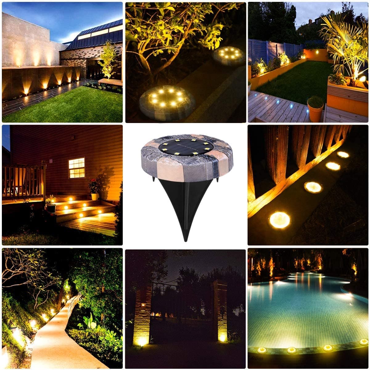 🔥Oferta por tiempo limitado: luces solares para jardín: ilumina tu jardín sin gastar ni un céntimo en electricidad.