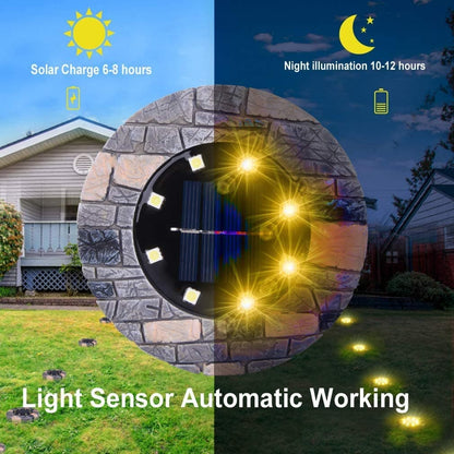 🔥Oferta por tiempo limitado: luces solares para jardín: ilumina tu jardín sin gastar ni un céntimo en electricidad.