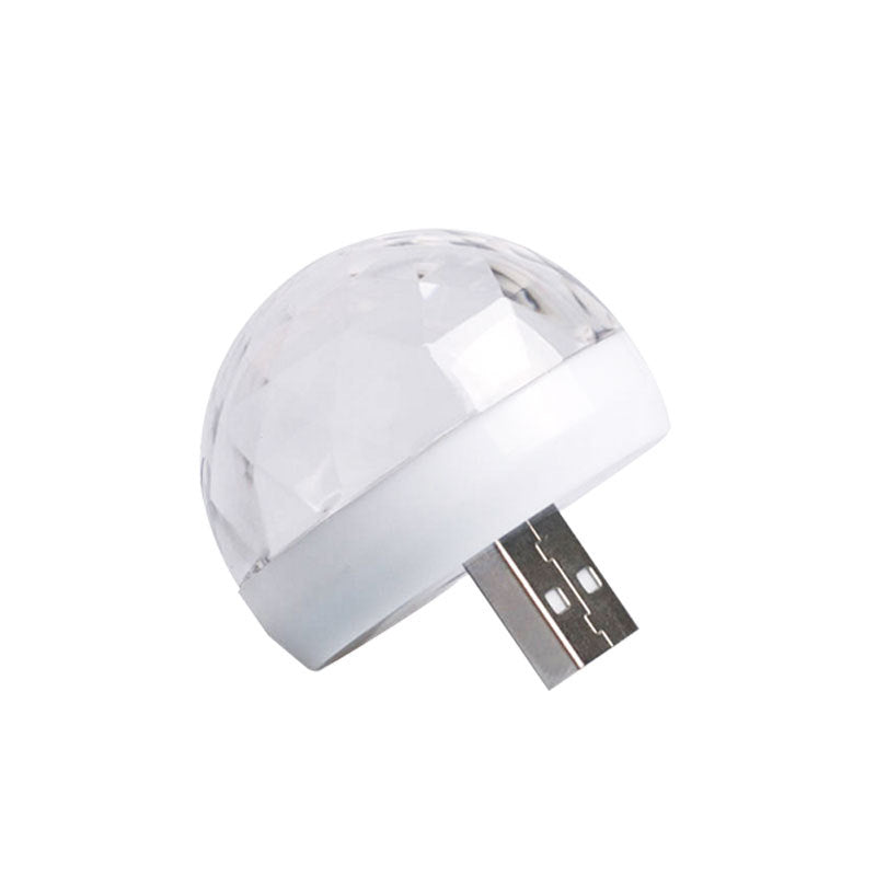 Luz de fiesta portátil USB con efectos RGB