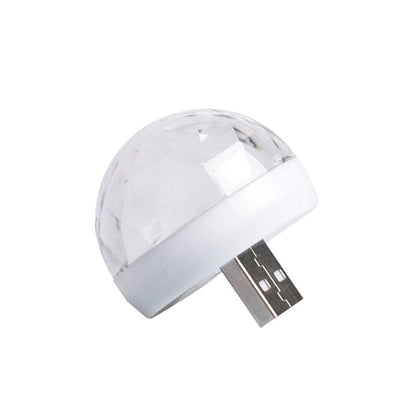 Luz de fiesta portátil USB con efectos RGB