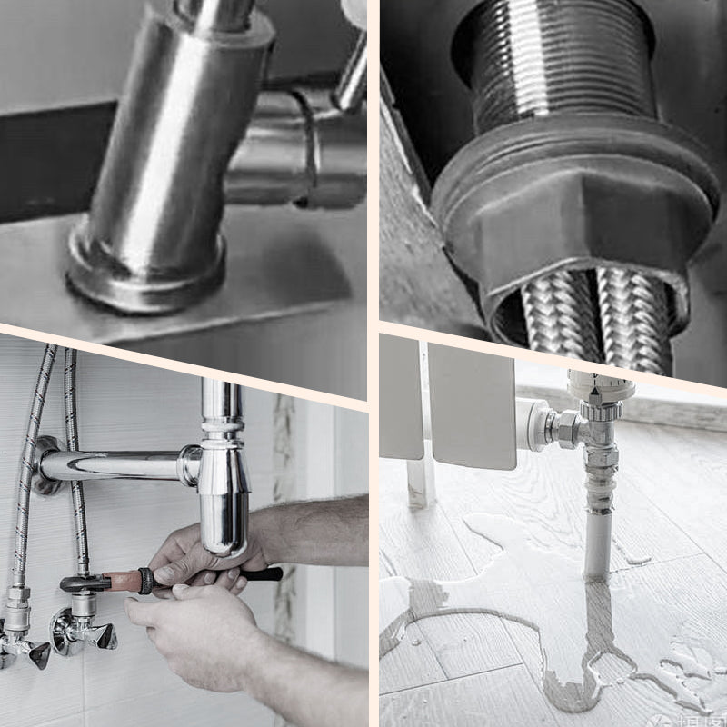 Soportes de grifo multifuncionales y duraderos con tuerca