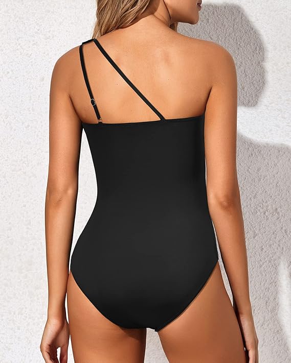 Traje de baño de Un Hombro Asimétrico para Mujer