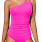 Traje de baño de Un Hombro Asimétrico para Mujer
