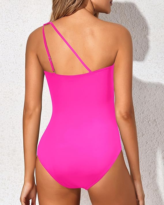 Traje de baño de Un Hombro Asimétrico para Mujer