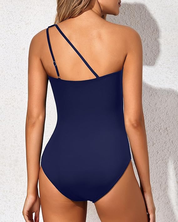 Traje de baño de Un Hombro Asimétrico para Mujer