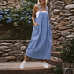 👗 ¡50% DE DESCUENTO AHORA! 🌸 Vestido tipo peto holgado casual para mujer – ajuste relajado, bolsillos laterales y tejido transpirable