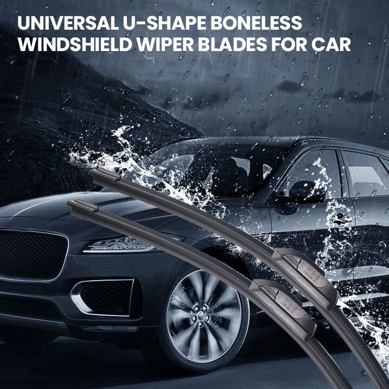 Cuchillas de Limpiaparabrisas Universales sin Hueso en Forma de U para Auto