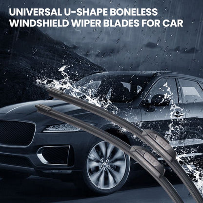 Cuchillas de Limpiaparabrisas Universales sin Hueso en Forma de U para Auto