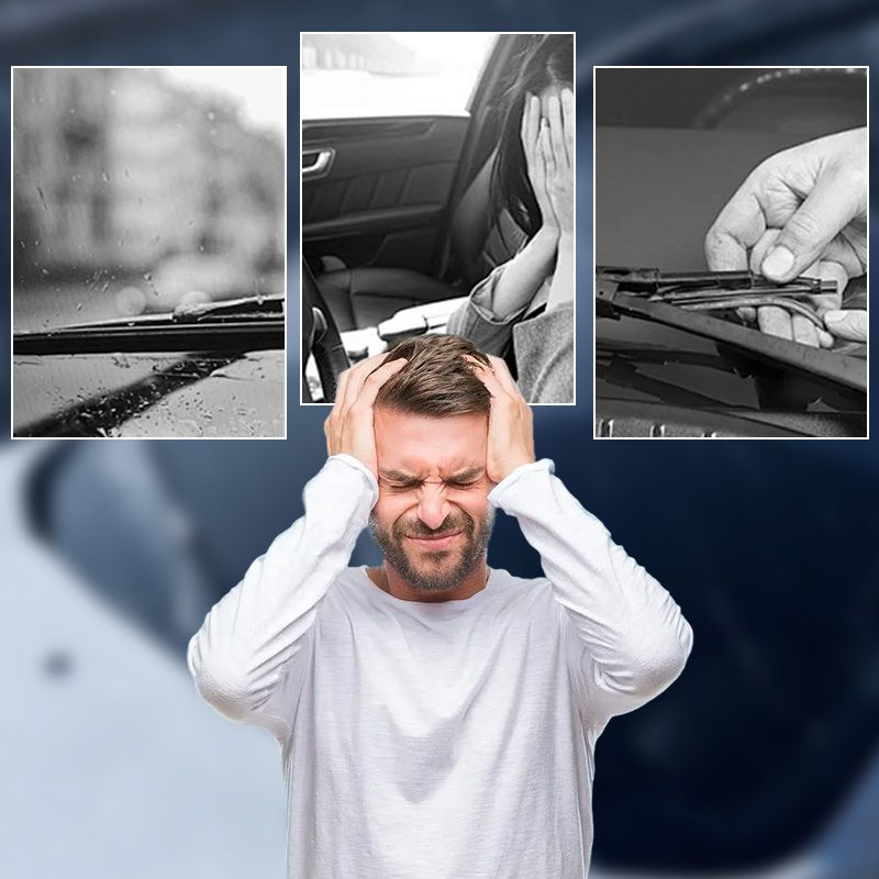 Cuchillas de Limpiaparabrisas Universales sin Hueso en Forma de U para Auto