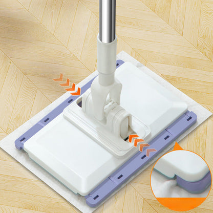Mopa «Lazy Mop» sin manos para paños reutilizables y desechables