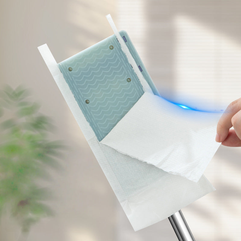 Mopa «Lazy Mop» sin manos para paños reutilizables y desechables