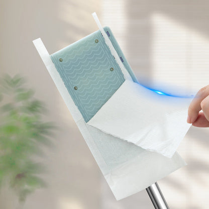 Mopa «Lazy Mop» sin manos para paños reutilizables y desechables
