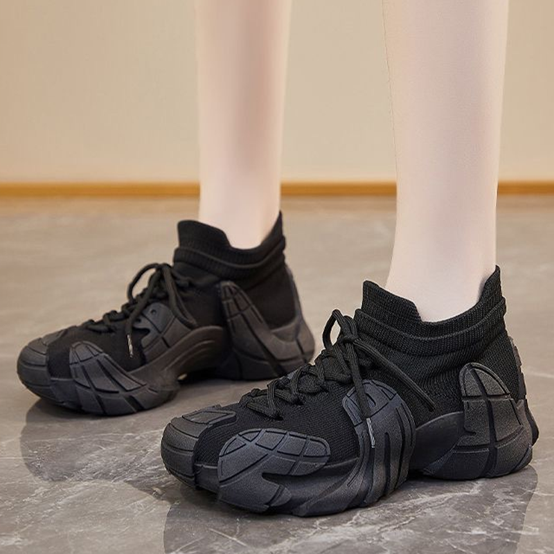 Zapatos de punto sin cordones para caminar