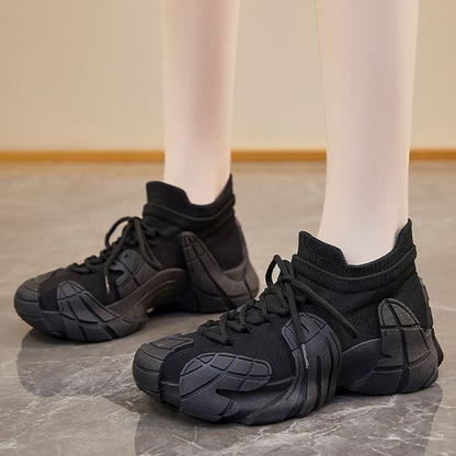 Zapatos de punto sin cordones para caminar