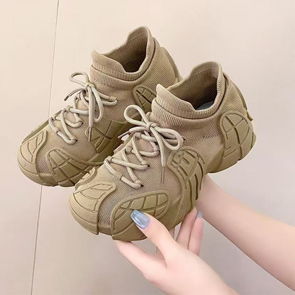 Zapatos de punto sin cordones para caminar