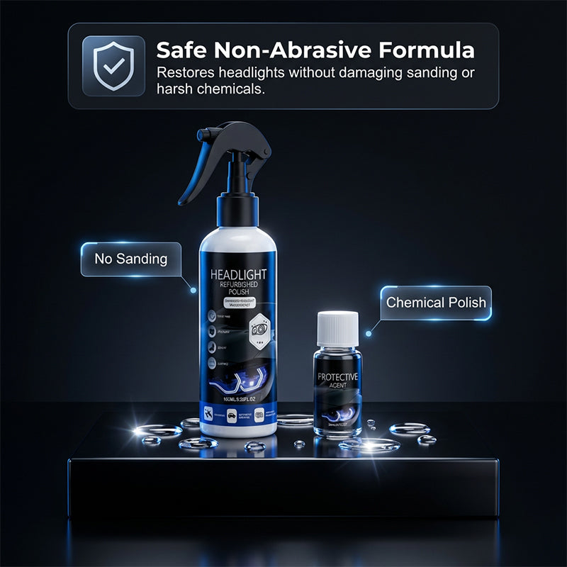 Kit profesional para la restauración de faros de coche