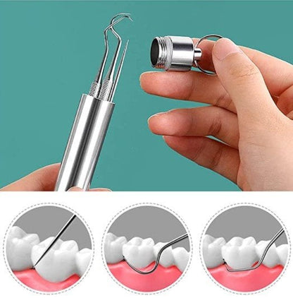Juego de Palillos de Acero Inoxidable 7 Piezas