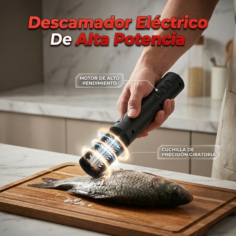 Descamador y Removedor Eléctrico de Escamas de Pescado