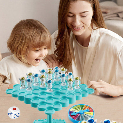 Juego de Equilibrio del Árbol con Ranas Apilables