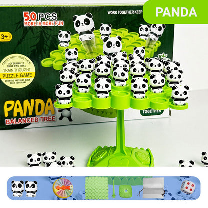 Juego de Equilibrio del Árbol con Ranas Apilables