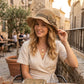 ⏰🔥 ¡Oferta de Verano 50% OFF! 🥳👒 Sombrero de Paja Elegante con Lazo – Transpirable, Plegable y Perfecto para Playa y Viajes 💞💥