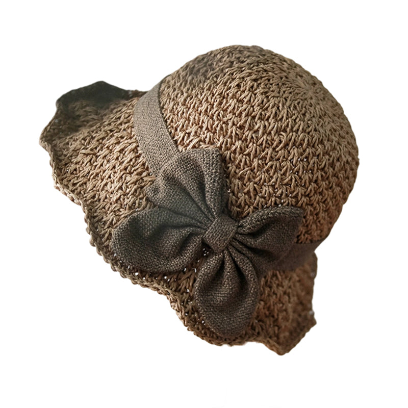 ⏰🔥 ¡Oferta de Verano 50% OFF! 🥳👒 Sombrero de Paja Elegante con Lazo – Transpirable, Plegable y Perfecto para Playa y Viajes 💞💥