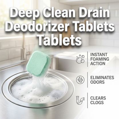 Tabletas Efervescentes Desodorizantes para Desagües