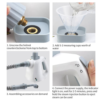 ¿Grasa imposible? 135°C de vapor la derriten sin que restriegues. 🍳Adiós a los químicos tóxicos. Hola, limpieza profunda solo con agua. 🌿💧