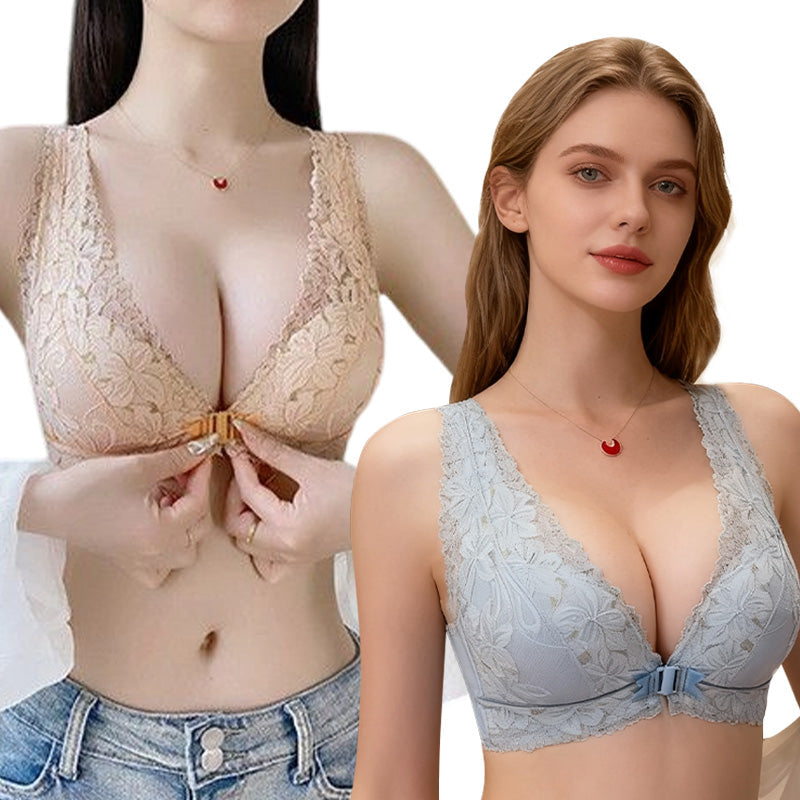 Brasier con Cierre Frontal y Efecto Realce para Mujer