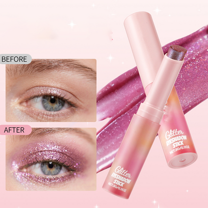 Sombra de Ojos en Barra 2 en 1 con Brillos Destellantes