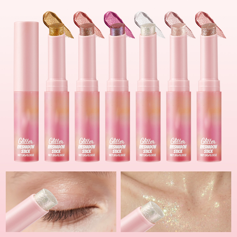 Sombra de Ojos en Barra 2 en 1 con Brillos Destellantes