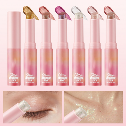 Sombra de Ojos en Barra 2 en 1 con Brillos Destellantes