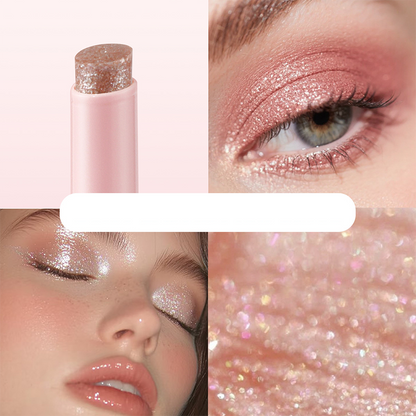 Sombra de Ojos en Barra 2 en 1 con Brillos Destellantes