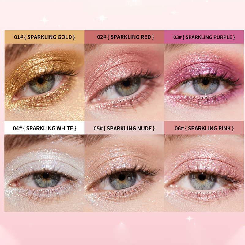 Sombra de Ojos en Barra 2 en 1 con Brillos Destellantes