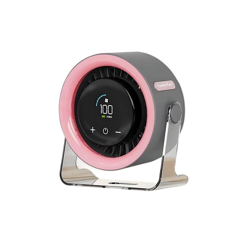 Mini Ventilador de Escritorio con 100 Velocidades y Pantalla Digital