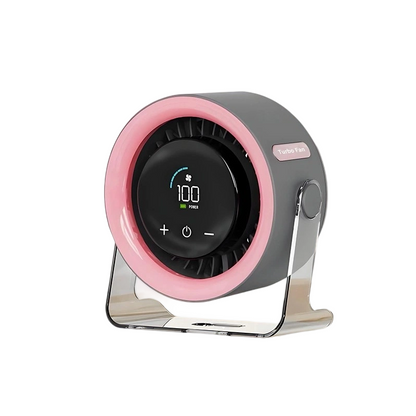Mini Ventilador de Escritorio con 100 Velocidades y Pantalla Digital