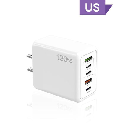 Cargador Rápido de 120W con 5 Puertos