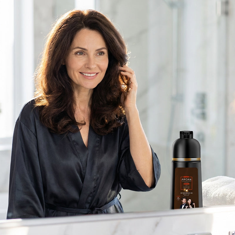 Shampoo Tinte para el Cabello 3 en 1