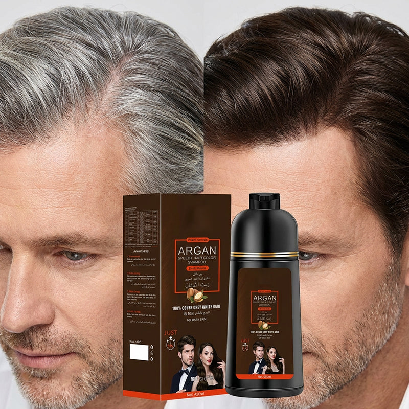 Shampoo Tinte para el Cabello 3 en 1