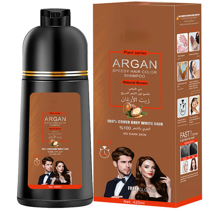 Shampoo Tinte para el Cabello 3 en 1