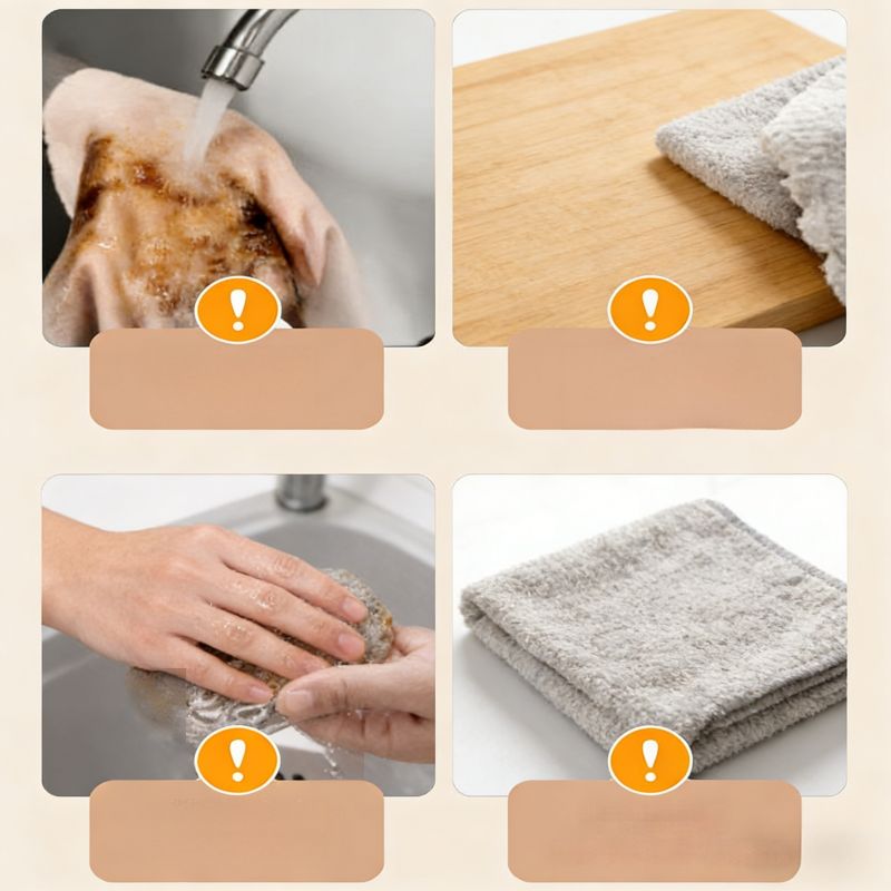 🧽 ¡50% DE DESCUENTO AHORA! ⚡ Paño de limpieza de alta absorción para la cocina: súper absorbente, sin pelusa y reutilizable 🧴