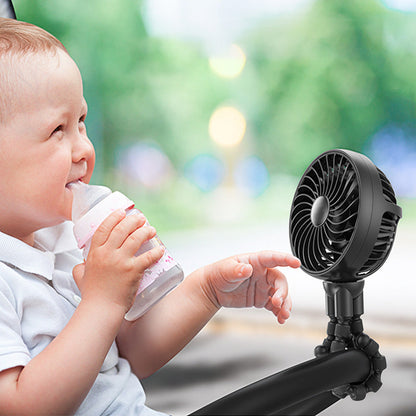 Ventilador para Carriola de Bebé con Trípode Flexible tipo Pulpo